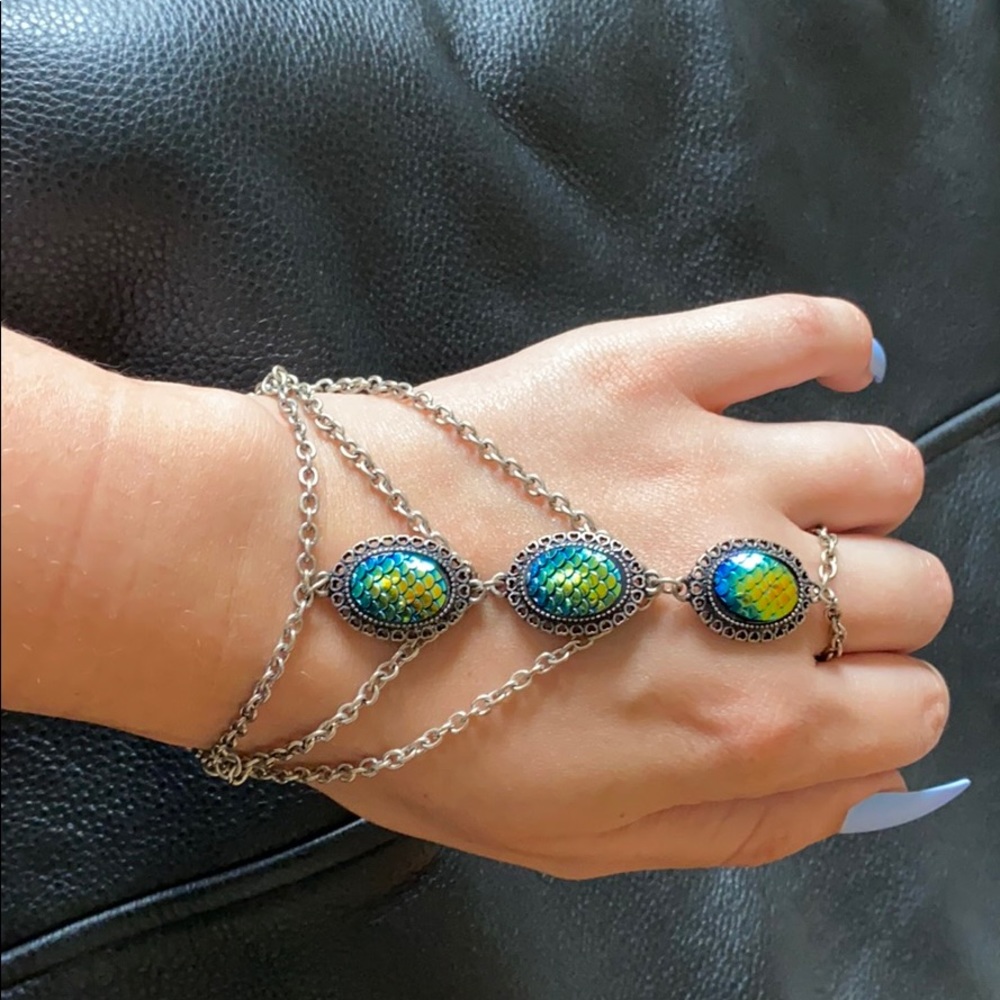 Mermaid scale bracelet